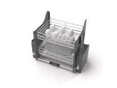 Bộ rổ chén đĩa di động thiết kế lưới tròn Hafele 600mm KOSMO LENTO 504.76.009